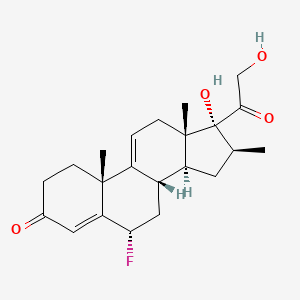 6alpha-Fluoro-17,21-dihydroxy-16beta-methyl-pregna-4,9(11)-diene-3,20-dione