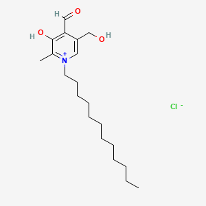 molecular formula C20H34ClNO3 B1214987 1-Dodecylpyridoxal chloride CAS No. 87251-90-9