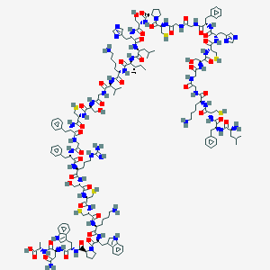 molecular formula C176H255N49O42S6 B121499 Gallinacin 1alpha CAS No. 156409-55-1