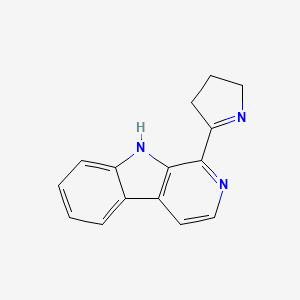 molecular formula C15H13N3 B1214993 Eudistomin I CAS No. 88704-45-4