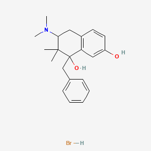 1-Benzyl-1,7-dihydroxy-3-(dimethylamino)-2,2-dimethyl-1,2,3,4-tetrahydronaphthalene