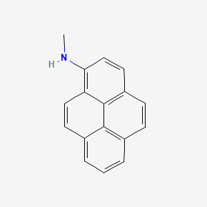 molecular formula C17H13N B1214996 1-Pyrenamine, N-methyl- CAS No. 22965-22-6