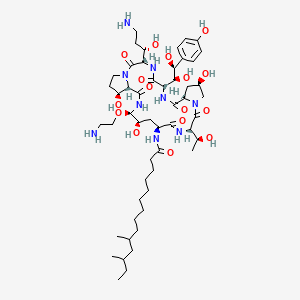 molecular formula C52H87N9O16 B1215015 Pneumocandin analog 