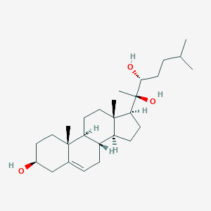 molecular formula C27H46O3 B121502 (20R,22R)-20,22-Dihydroxycholesterol CAS No. 596-94-1