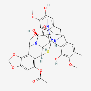 molecular formula C39H43N3O11S B1215021 Ecteinascidin 743 