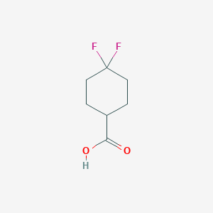 molecular formula C7H10F2O2 B121503 4,4-二氟环己基甲酸 CAS No. 122665-97-8