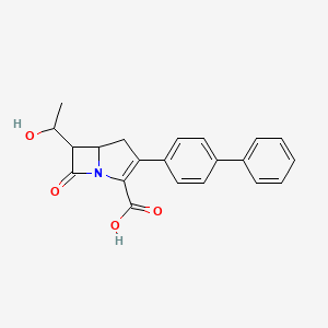 molecular formula C21H19NO4 B1215031 2-(Biaryl)carbapenems 
