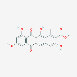 molecular formula C22H16O8 B1215032 Tetracenomycin B2 