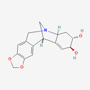 molecular formula C16H17NO4 B1215033 Pancracine 