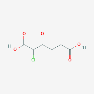 molecular formula C6H7ClO5 B1215034 2-Chloro-3-oxohexanedioic acid 