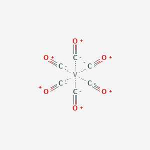 molecular formula C6O6V B1215037 Vanadium carbonyl CAS No. 20644-87-5