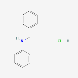 Benzenemethanamine, N-phenyl-, hydrochloride