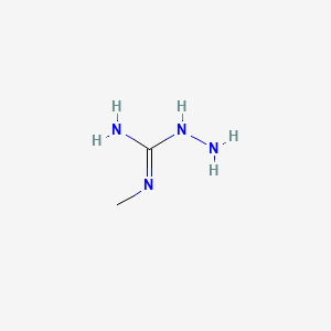 molecular formula C2H8N4 B1215046 1-Amino-3-methylguanidine CAS No. 31106-59-9