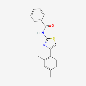 N-[4-(2,4-dimethylphenyl)-1,3-thiazol-2-yl]benzamide
