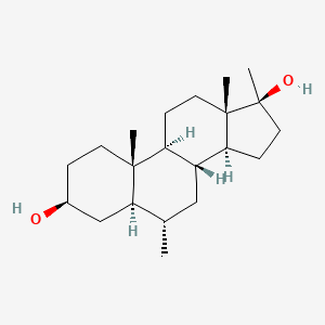 6alpha,17-Dimethyl-5alpha-androstane-3beta,17beta-diol