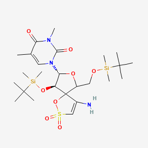 molecular formula C25H45N3O8SSi2 B1215080 Tsao-m(3)T 