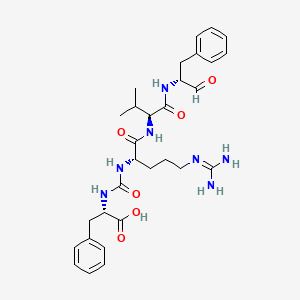 molecular formula C30H41N7O6 B1215082 Phe-CO-Arg-Val-D-Phe-H CAS No. 83830-01-7