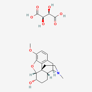 molecular formula C22H29NO9 B1215089 二氢可待因酒石酸盐 CAS No. 5965-13-9