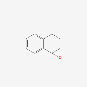 molecular formula C10H10O B1215093 1,2-Epoxy-1,2,3,4-tetrahydronaphthalene CAS No. 2461-34-9