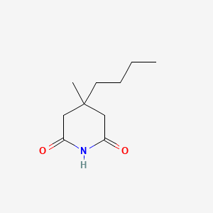 molecular formula C10H17NO2 B1215099 3-Methyl-3-n-butylglutarimide CAS No. 2686-79-5