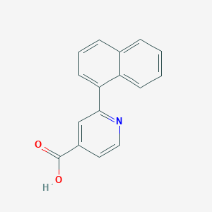 molecular formula C16H11NO2 B012151 2-(Naphthalen-1-yl)isonicotinic acid CAS No. 100004-93-1