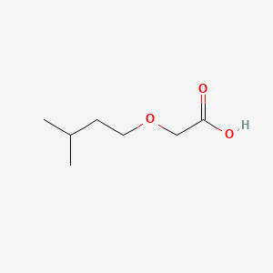 molecular formula C7H14O3 B1215108 (3-Methylbutoxy)acetic acid CAS No. 68298-29-3