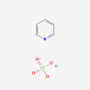 molecular formula C5H6ClNO4 B1215114 Pyridinium perchlorate CAS No. 15598-34-2