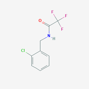 molecular formula C9H7ClF3NO B12151271 N-(2-chlorobenzyl)-2,2,2-trifluoroacetamide CAS No. 176504-62-4