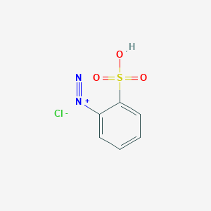 molecular formula C6H5ClN2O3S B1215138 m-Benzenesulfonium diazonium chloride 
