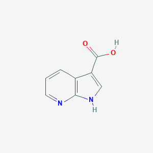 molecular formula C8H6N2O2 B121514 1H-Pyrrolo[2,3-b]pyridine-3-carboxylic acid CAS No. 156270-06-3