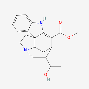 molecular formula C20H24N2O3 B1215145 Echitamidine 