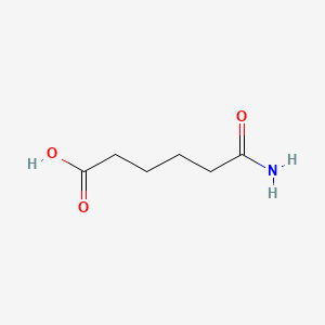 molecular formula C6H11NO3 B1215147 6-Amino-6-oxohexanoic acid CAS No. 334-25-8