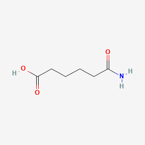 molecular formula C6H11NO3 B1215147 Adipamic acid CAS No. 334-25-8