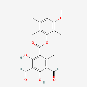molecular formula C20H20O7 B1215150 Nephroarctin 
