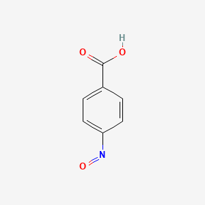 molecular formula C7H5NO3 B1215151 4-Nitrosobenzoic acid CAS No. 619-68-1