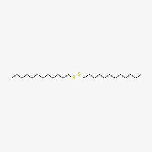molecular formula C24H50S2 B1215152 Didodecyl disulfide CAS No. 2757-37-1