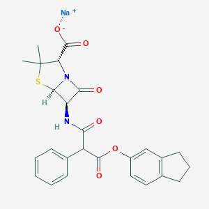 molecular formula C26H26N2NaO6S B121517 Carbenicillin indanyl sodium (300 MG) CAS No. 26605-69-6