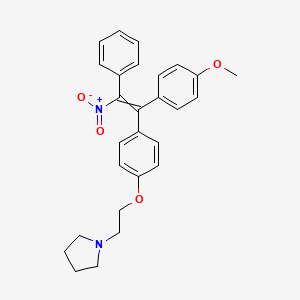 molecular formula C27H28N2O4 B1215187 Unii-5FS1NJ6Q8N 