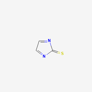 molecular formula C3H2N2S B1215190 2H-Imidazole-2-thione CAS No. 24684-03-5