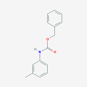 molecular formula C15H15NO2 B012152 benzyl N-(3-methylphenyl)carbamate CAS No. 108716-18-3