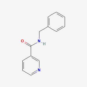 molecular formula C13H12N2O B1215202 N-Benzylnicotinamide CAS No. 2503-55-1