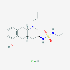 (3S,4aS,10aR)-3-(ethylsulfamoylamino)-1-propyl-3,4,4a,5,10,10a-hexahydro-2H-benzo[g]quinolin-6-ol;hydrochloride