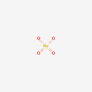 molecular formula RuO4<br>O4Ru B1215213 Ruthenium tetroxide CAS No. 20427-56-9