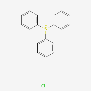 molecular formula C18H15ClS B1215216 Triphenylsulfonium chloride CAS No. 4270-70-6