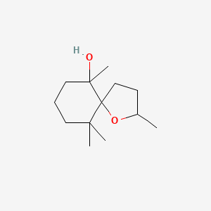 molecular formula C13H24O2 B1215220 6-Hydroxydihydrotheaspirane CAS No. 53398-90-6