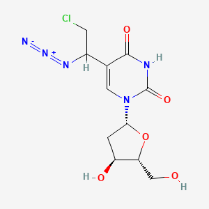 5-(1-Azido-2-chloroethyl)-2'-deoxyuridine