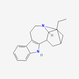 6,9-Methano-5H-pyrido[1',2':1,2]azepino[4,5-b]indole, 7-ethyl-6,6a,7,8,9,10,12,13-octahydro-, [6R-(6alpha,6abeta,7beta,9alpha)]-