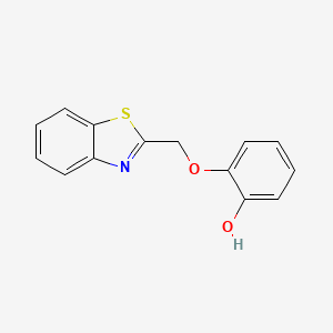 2-(1,3-Benzothiazol-2-ylmethoxy)phenol
