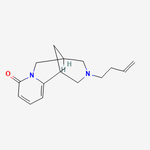 1,5-Methano-8H-pyrido[1,2-a][1,5]diazocin-8-one, 3-(3-butenyl)-1,2,3,4,5,6-hexahydro-, (1R)-