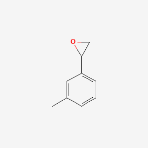 molecular formula C9H10O B1215268 2-(3-Methylphenyl)oxirane CAS No. 20697-03-4